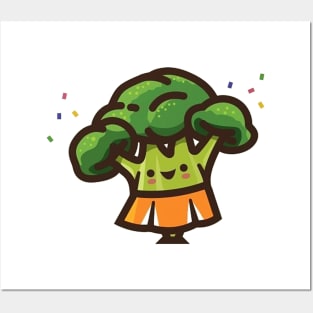 Broccoli Cheerleader Posters and Art